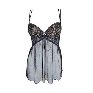 victoria’s secret goth babydoll cami top